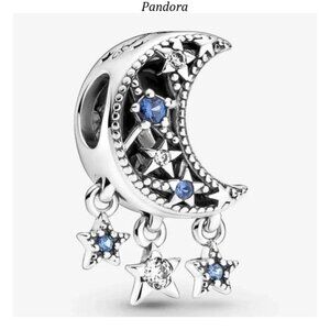 Pandora Celestial Silver and Blue Charm